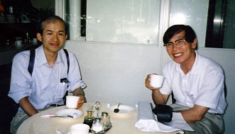 井口豊と三石暉弥, Y. Iguchi and T. Mitsuishi