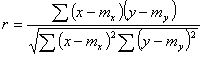 Pearson積率相関係数