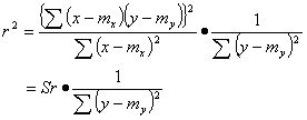 決定係数の変形