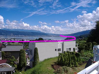 諏訪盆地での糸魚川－静岡構造線